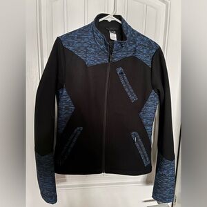 Cruel Women's Black and Blue Bomber Jacket NWOT size medium